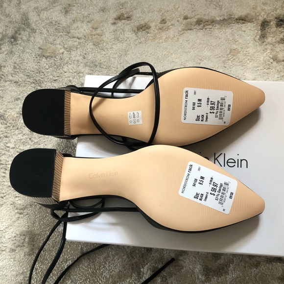 Calvin Klein black strappy heels 🖤 - Picture 5 of 7